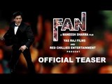FAN - Teaser 1 _ Shah Rukh Khan - Releasing on 15 April 2016 - SRK