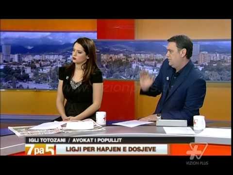 7pa5 - Ligji per hapjen e dosjeve - 27 Shkurt 2014 - Show - Vizion Plus