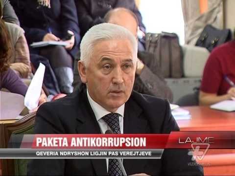 Paketa antikorrupsion, qeveria ndryshon ligjin - News, Lajme - Vizion Plus
