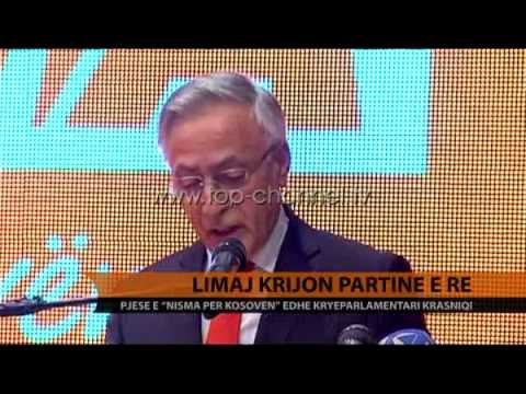 Limaj krijon partinë e re - Top Channel Albania - News - Lajme