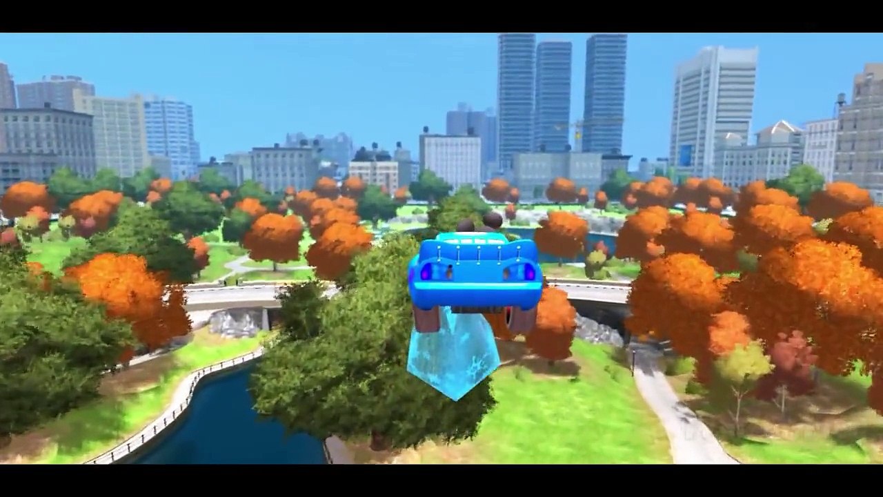 New McQueen Cars with Mickey Mouse and Elsa Frozen (Nursery Rhymes for Children with Actio