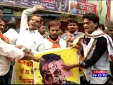 BJP workers protests against Aamir Khan
