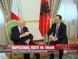 Napolitano, vizitë në Tiranë - News, Lajme - Vizion Plus