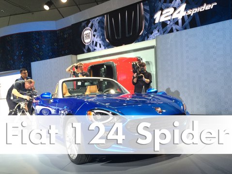 LA Auto Show 2015: Fiat präsentiert den 124 Spider als Weltpremiere