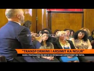 "Transformimi i arsimit ka nisur" - Top Channel Albania - News - Lajme