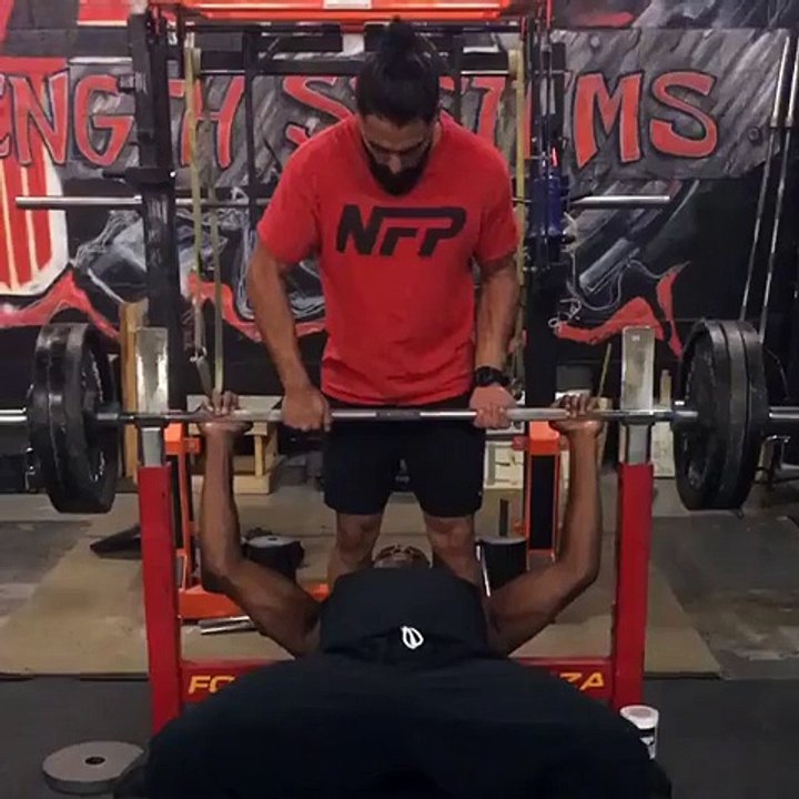 Former UFC Champion Jon Jones Breaks His Bench Press Record