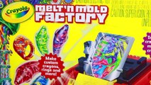 Crayola Melt N Mold Factory DIY RINGS For BABY Alive Dolls TOY FAIL Rainbow Crayon Maker Molds