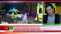 7K9268: Russian passenger jet with 224 on board crashes in Egypt, no survivors