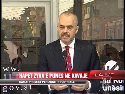 Rama: Kavaja, projekt për zonë industriale - News, Lajme - Vizion Plus