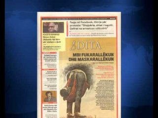 SHTYPI I DITES TITUJT KRYESORE TE FAQEVE TE PARA TE GAZETAVE SHQIPTARE E PREMTE 14 MARS 2014