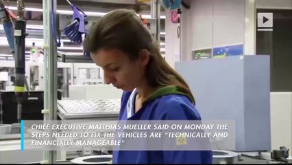 VW will stick to 6.7 billion euro provisions despite simple technical fix