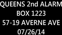FDNY Radio: Queens 2nd Alarm Box 1223 07/26/14