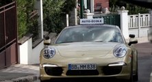 Passer son permis au volant d'une Porsche 911