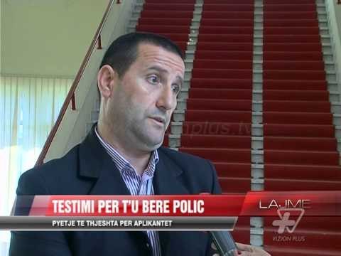 Shkolla e policisë, zhvillohet testimi me shkrim - News, Lajme - Vizion Plus