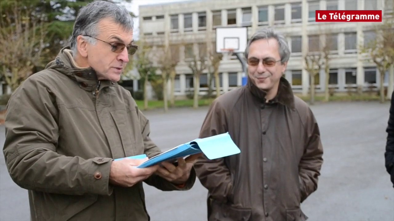 Lannion. Lycée Félix Le Dantec : plus qu'un arbre, un verger planté avant la Cop 21 !