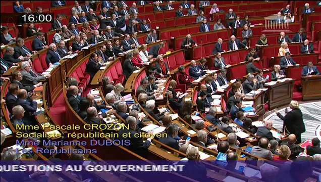Réponse de Pascale Boistard à la députée Pascale Crozon lors de la séance de Questions au Gouvernement du 25/11/2015