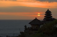 Sunset At Tanah Lot Bali