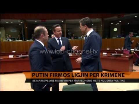 Putin firmos ligjin e aneksimit të Krimesë - Top Channel Albania - News - Lajme