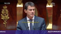 Prolongation de l'engagement des forces aériennes en Syrie : déclaration de Manuel Valls