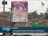 Papa Francisco llegará este miércoles a Kenia
