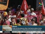 Brasileños exigen la renuncia de Eduardo Cunha