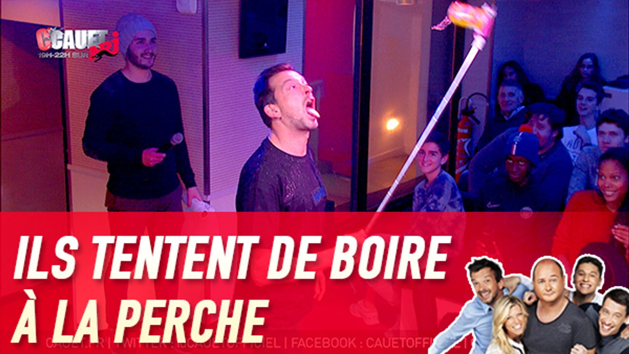 Loris et Piètre jouent à la perche à cannette - C'Cauet sur NRJ