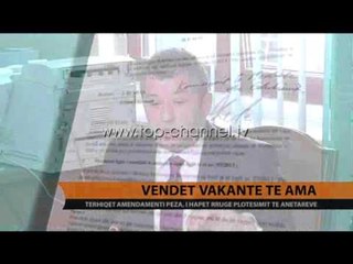 Vendet e AMA-s, tërhiqet amendamenti 'Peza' - Top Channel Albania - News - Lajme