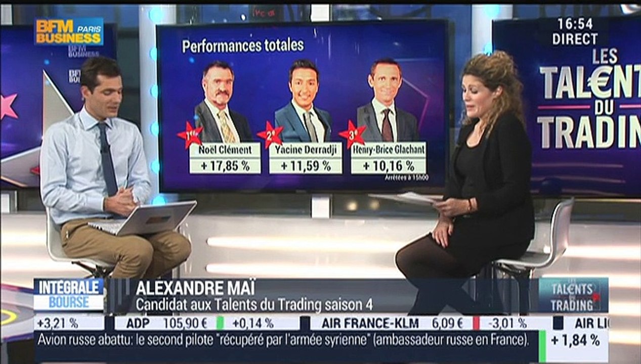 Les Talents du Trading, saison 4: "La semaine prochaine risque d'être compliquée pour rattraper mon retard", Alexandre Maï – 25/11