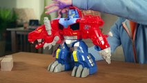 Playskool Heroes U.S. | Transformers Rescue Bots Optimus Prime Dino Scans