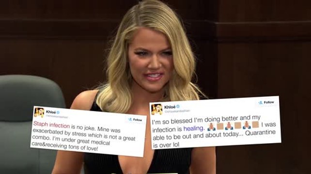 Khloe Kardashian Recovering From Staph Infection