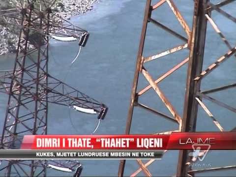 Thahet liqeni në Kukës, mjetet lundruese në tokë - News, Lajme - Vizion Plus