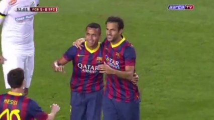 Relembre a goleada do Barça sobre o Santos pelo Troféu Joan Gamper