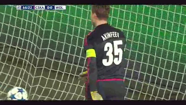 Goal André Schürrle - CSKA Moscow 0-1 Wolfsburg - 25-11-2015