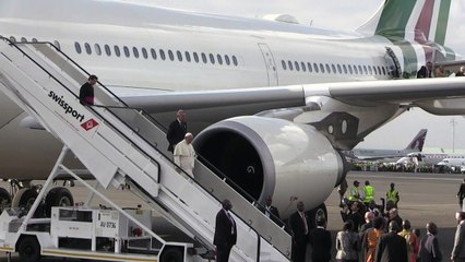 Pope lands in Kenya, begins landmark Africa trip