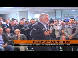 Halimi akuzon BDI-në - Top Channel Albania - News - Lajme