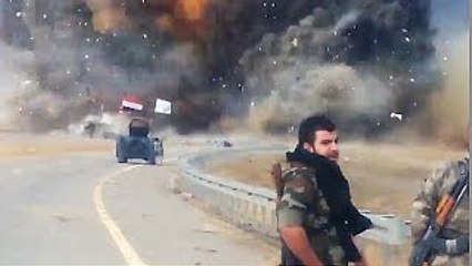 Massive Shockwave as VBIED Destroyed