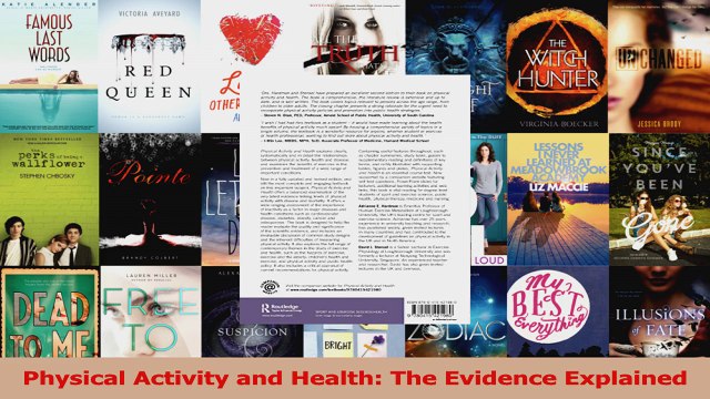 Read Physical Activity and Health The Evidence Explained Ebook Free