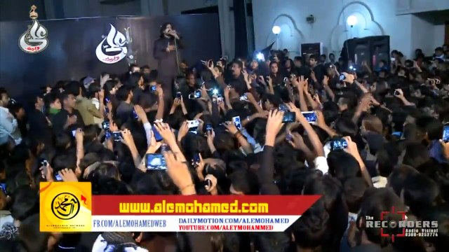 Irfan Haider Live Noha Khwani At Farhan Ali Waris Shab-e-Bedari 17th Moharram 2015