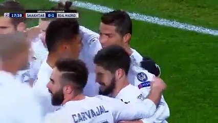Cristiano Ronaldo GOAL 0-1 - Shakhtar Donetsk vs Real Madrid - 25/11/2015