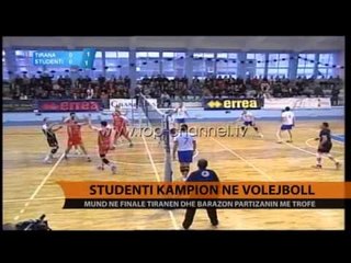 Studenti kampion në volejboll - Top Channel Albania - News - Lajme