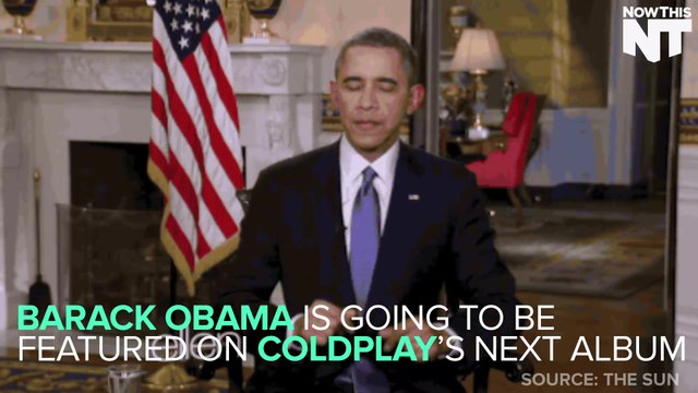 Barack Obama Will Be Featured On The Next Coldplay Album