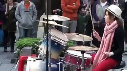 Best Female Drummer - Oppa Gangnam Style