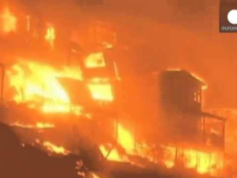 ZJARR GJIGAND NE KILI 500 SHTEPI TE DJEGURA DHE 3 MIJE TE EVAKUUAR NE VALPARISO LAJM