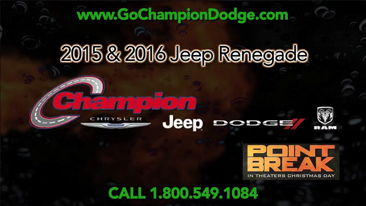 JEEP RENEGADE "Point Break" Commercial - Torrance, Huntington Beach, West Covina CA - BLACK FRIDAY SALE - 800.549.1084