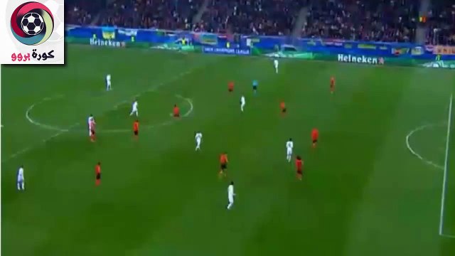 هدف ريال مدريد الأول ضد شاختار من تسجيل كريستيانو رونالدو