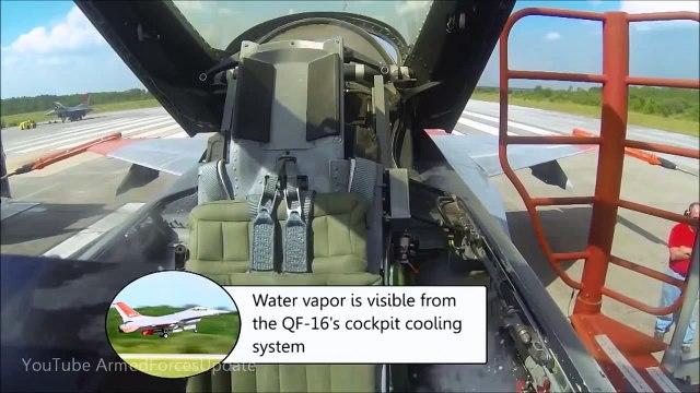 F 16 takes off WITHOUT PILOT us air force unmanned target aircraft