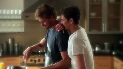 Revenge 4x21 Nolan and Tony Romantic Gay Kiss Scene