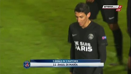 GOAL Angel Di Maria __ Malmo FF 0 - 4 PSG __ 25-11-2015