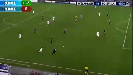 3-1 Coke Amazing Chip Shot Goal - Mönchengladbach v. Sevilla 25.11.2015 HD
