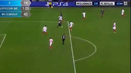 2-0 Fabian Johnson Amazing Goal - Mönchengladbach v. Sevilla 25.11.2015 HD